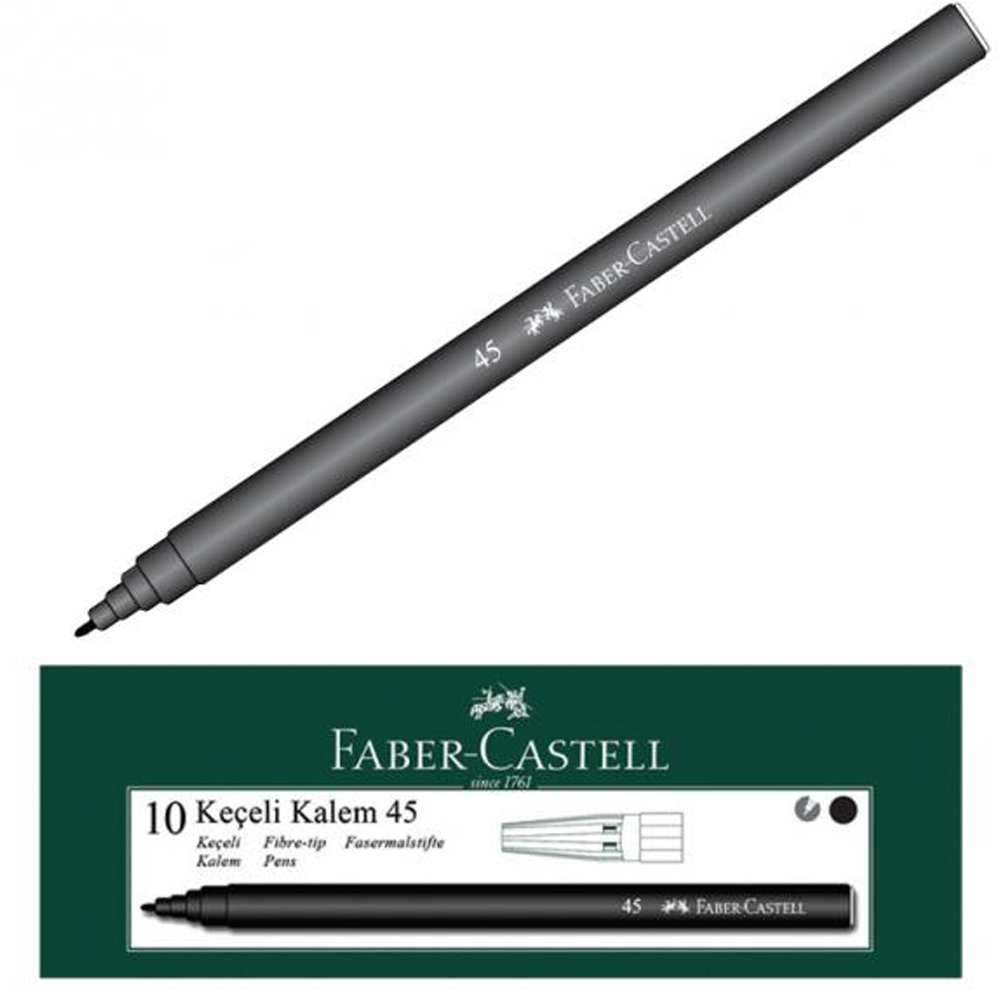 Faber-Castell Keçeli Kalem Siyah 5061 155002