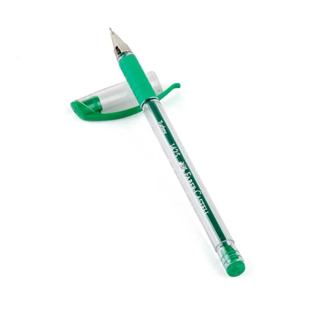 Faber-Castell Tükenmez Kalem Yeşil 10 Lu 1425