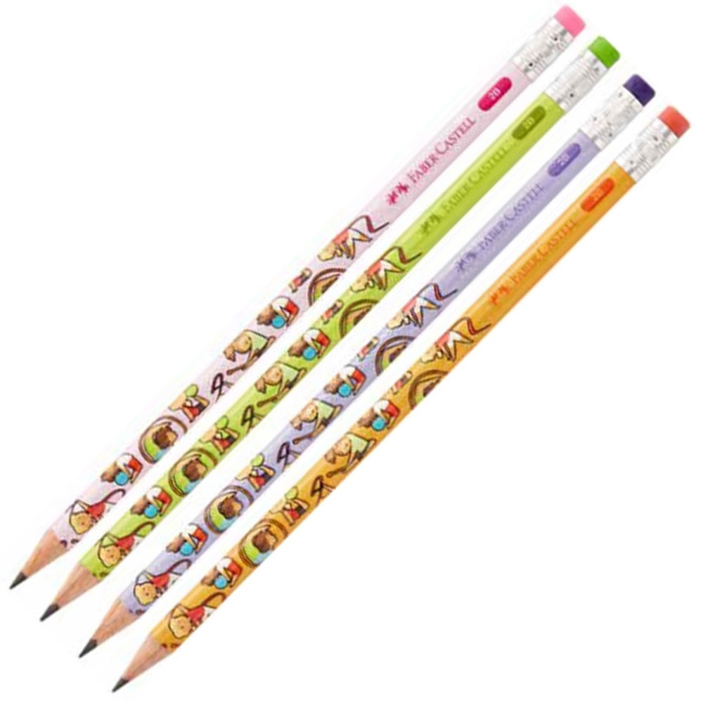 Faber-Castell Kurşun Kalem Silgili Jimnastik 2B