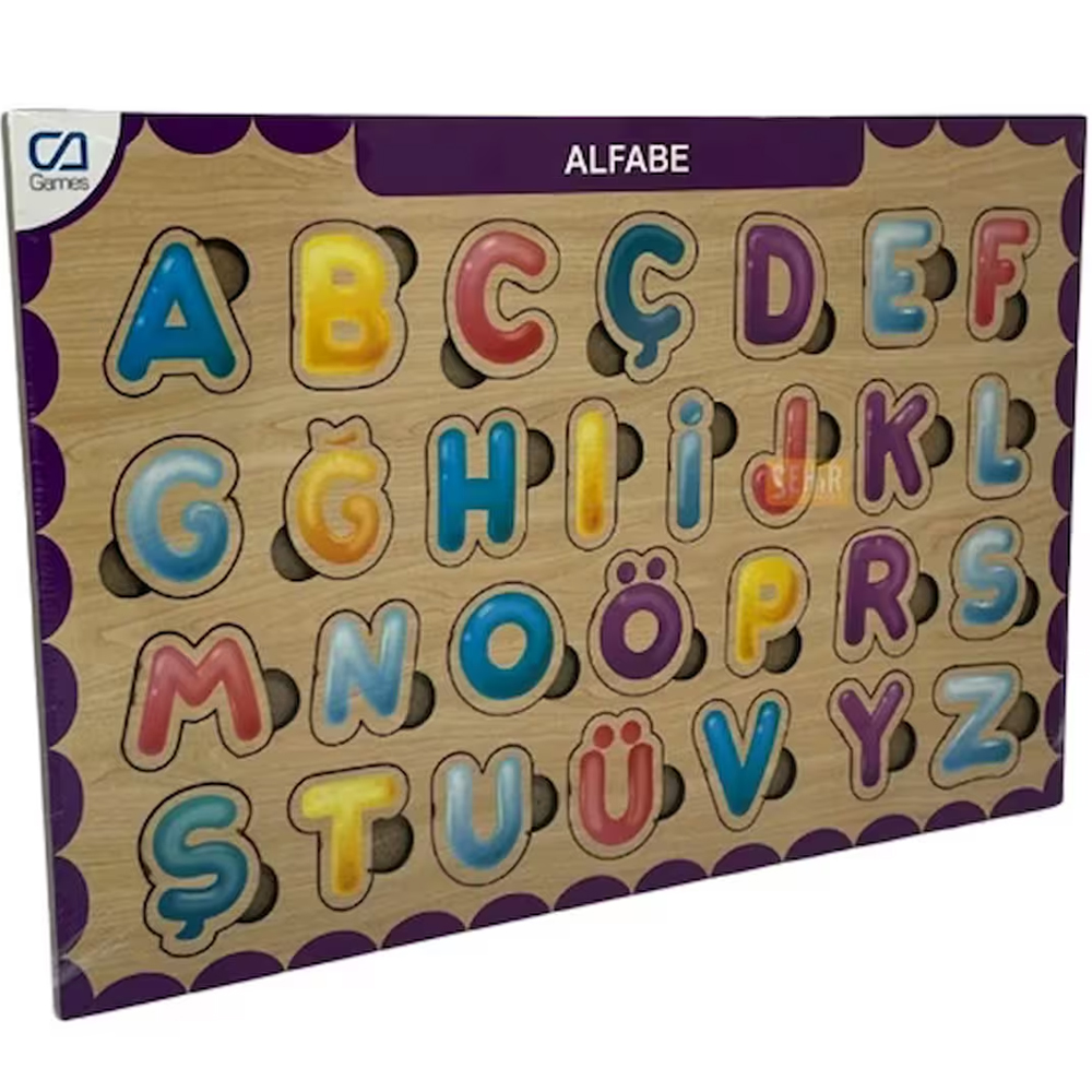 Ca Games Ahşap Alfabe Bul-Tak Caahs-3208