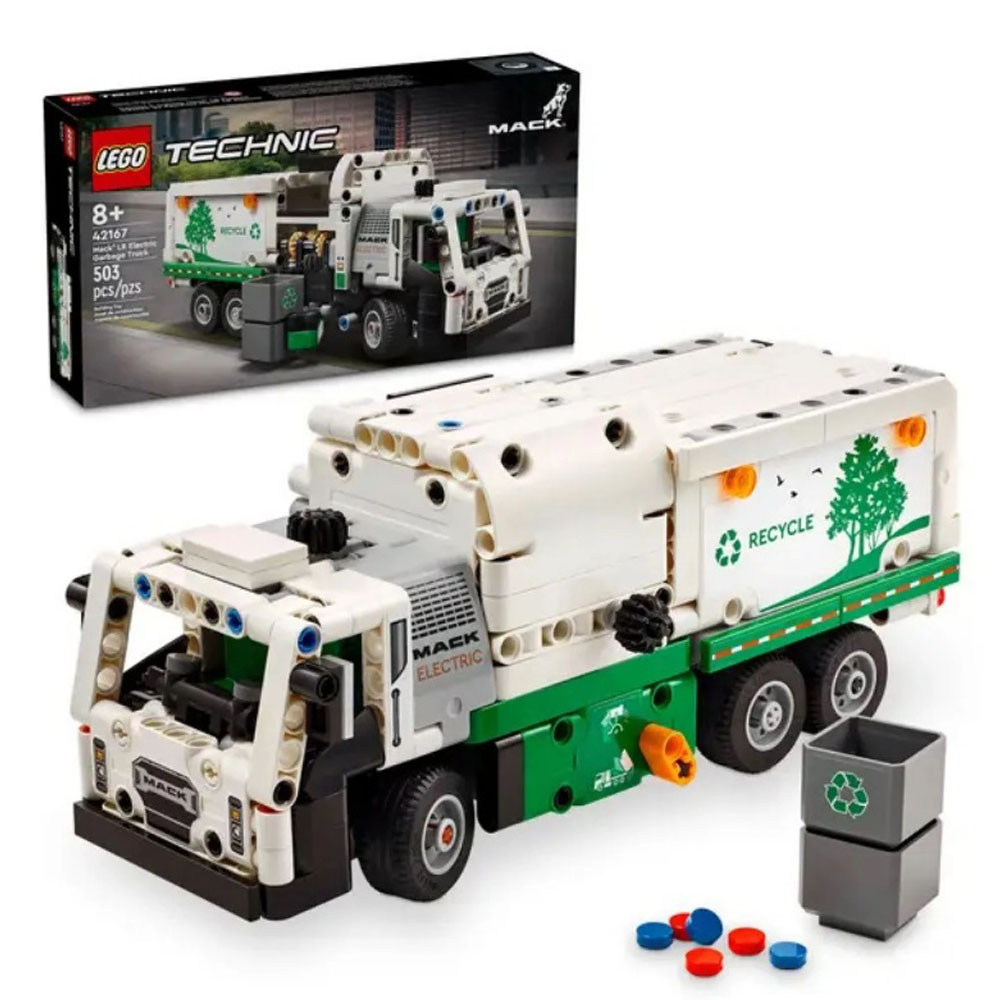 Lego Mack Lr Elektrikli Çöp Kamyonu