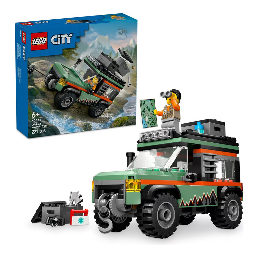 Lego Cıty 4x4 Arazi Dağ Arabası Adr-lsc60447