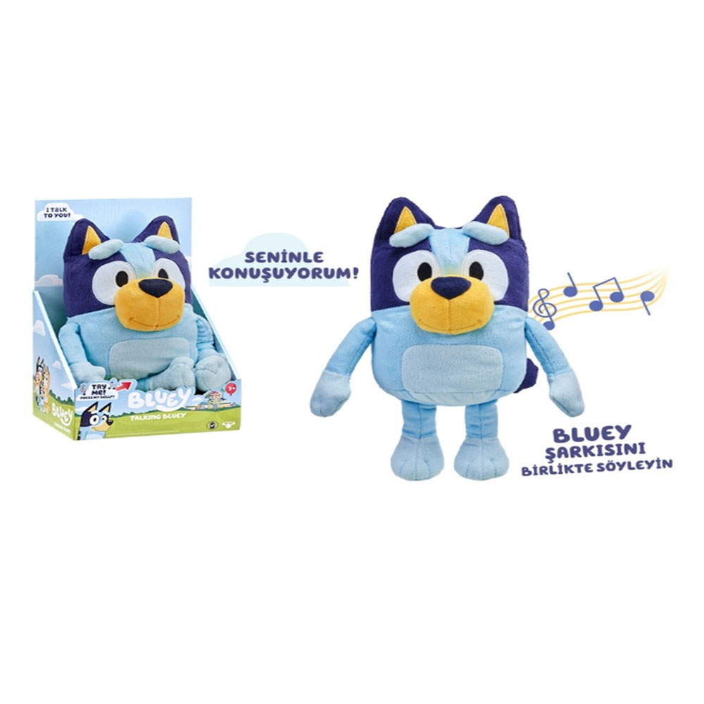 Bluey Turkce Konusan 35 Cm Pelus Fıgur
