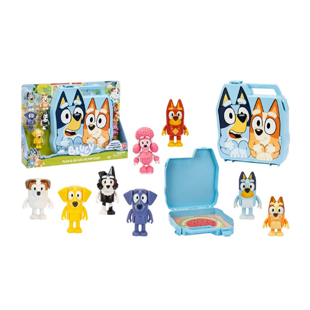 Bluey Deluks Tasıma Cantası Ve 8Lı Fıgur Set