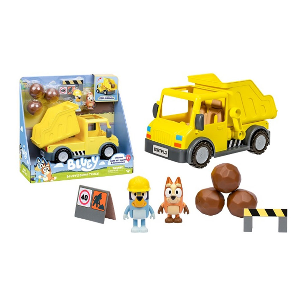 Bluey Damperlı Kamyon Ve Fıgur Oyun Setı