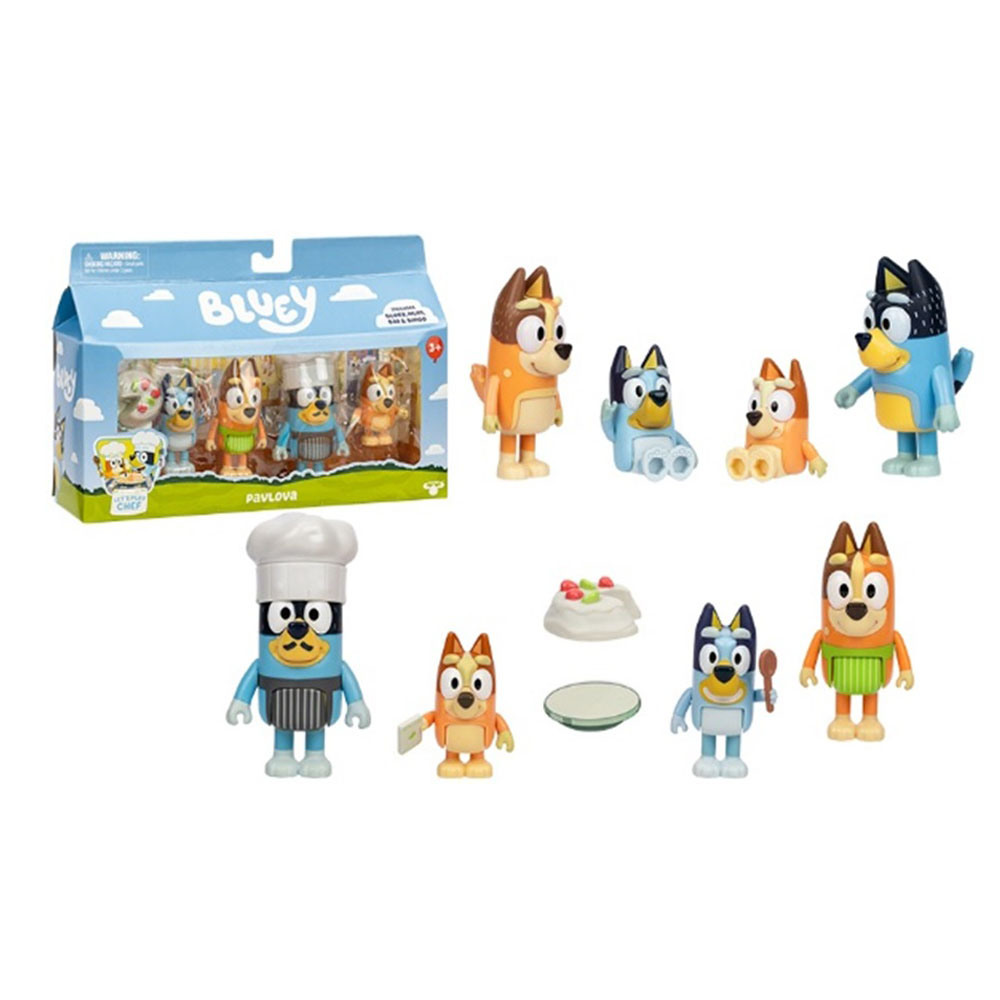 Bluey 4Lu Fıgur Set - Asortı