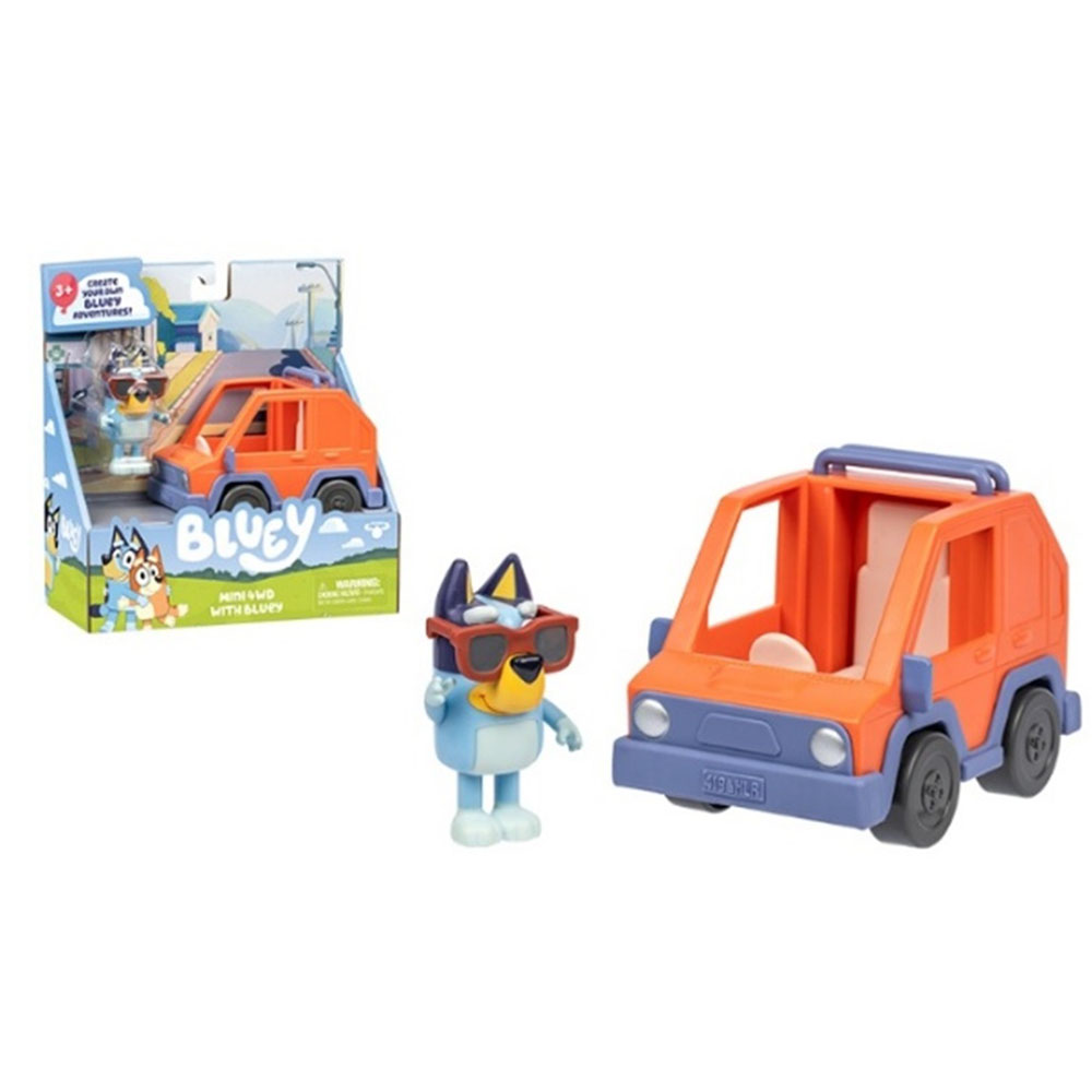 Bluey 4X4 Arac Ve Fıgur Set
