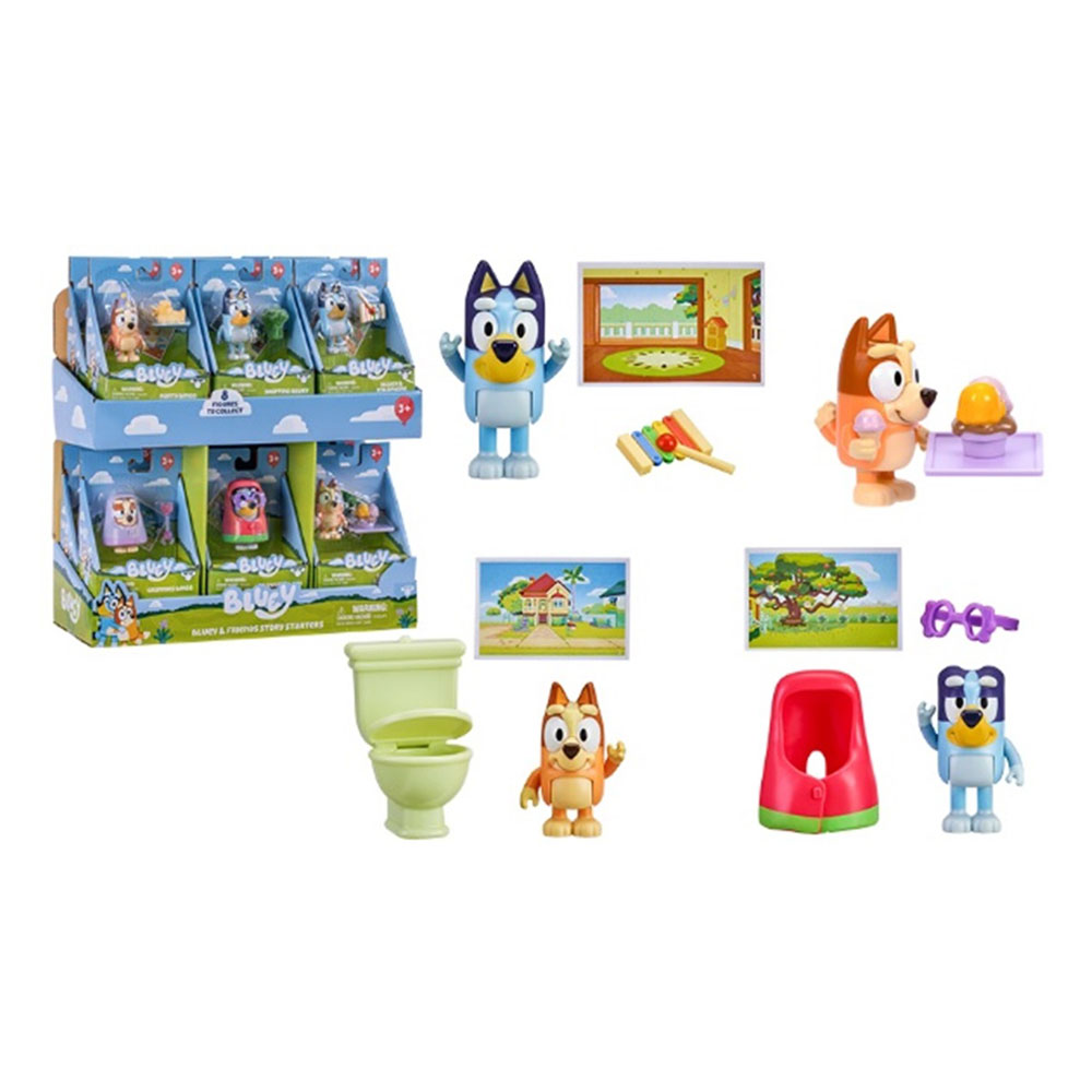 Bluey Tek Fıgur Aksesuarlı Set - Asortı