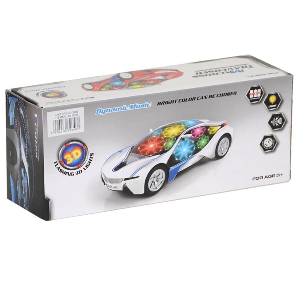 Ctoy Oyuncak 3D Işıklı Pilli Ve Sesli Araba