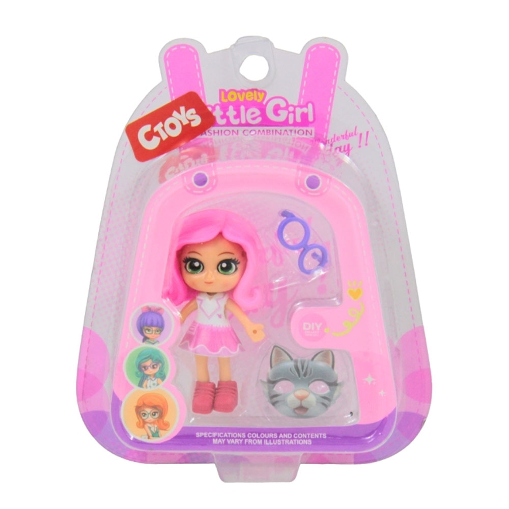 Ctoy Kendin Yap Parçaları Birleştirilebilir Kız Oyuncağ