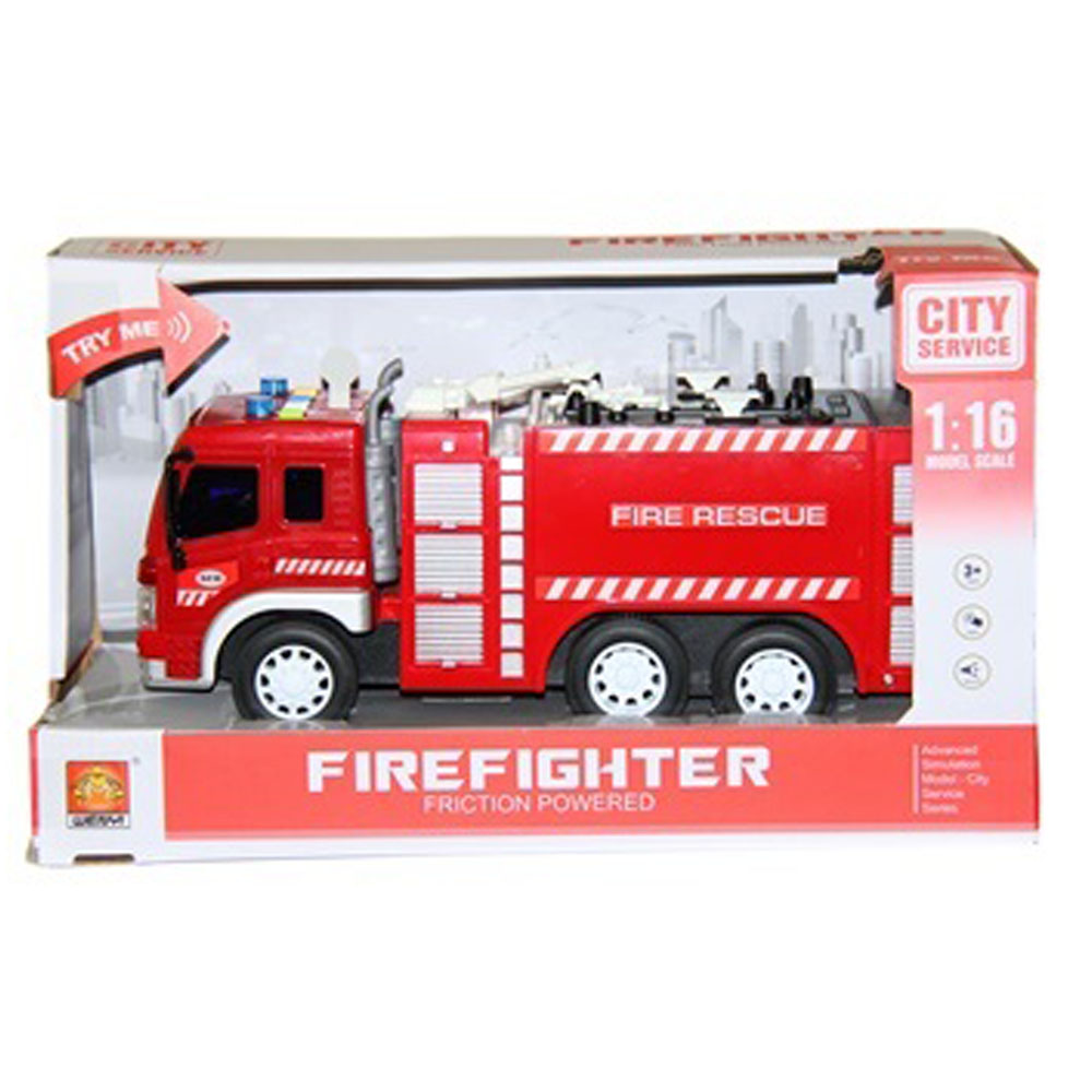 Ctoy İtfaiye Arabası Işıklı Pilli Ve Sesli