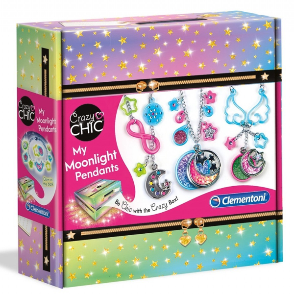 Clementoni Crazy Chic Ayışığı Kolyeler 18584