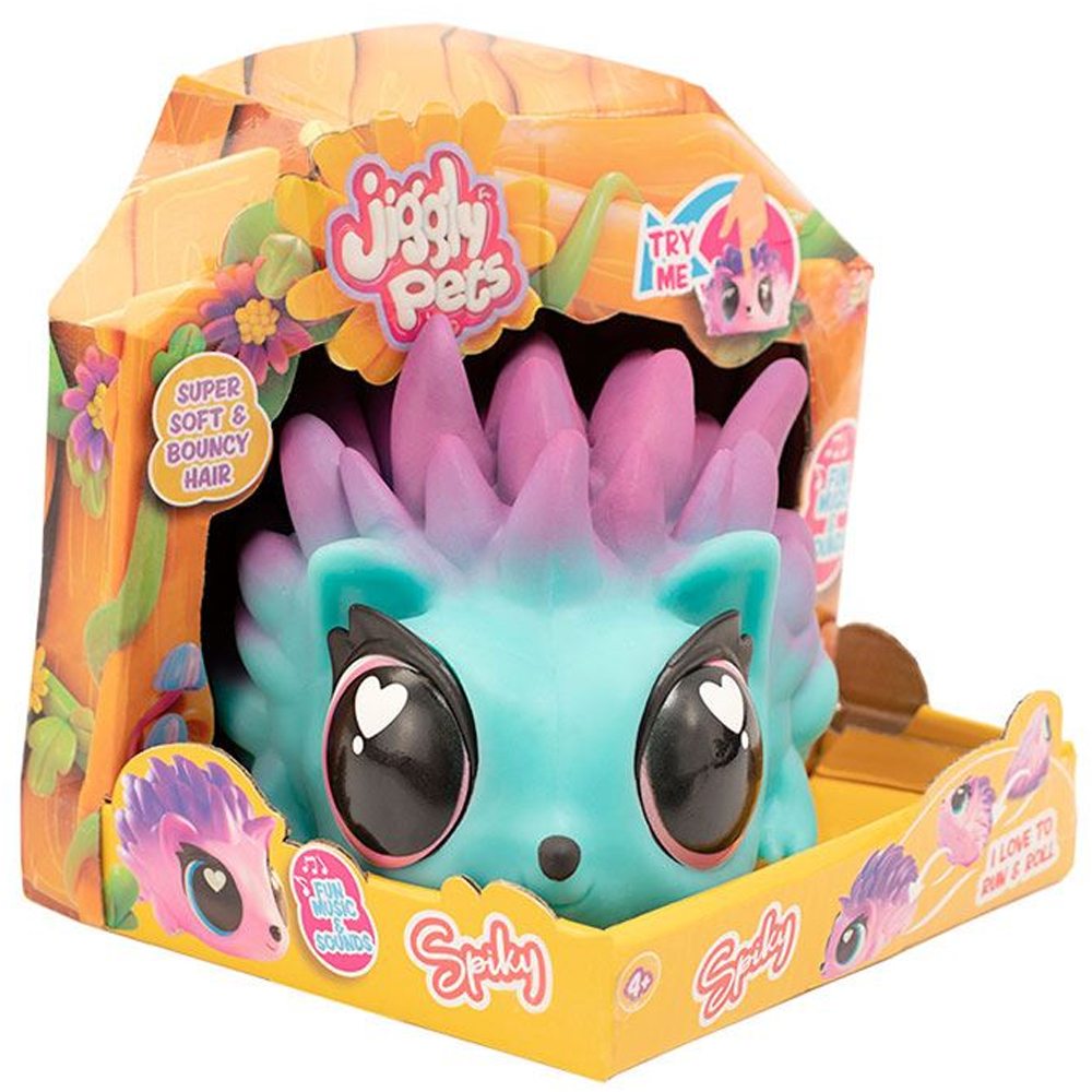 Jiggly Pets Sesli Mavi Kirpi JGG02200