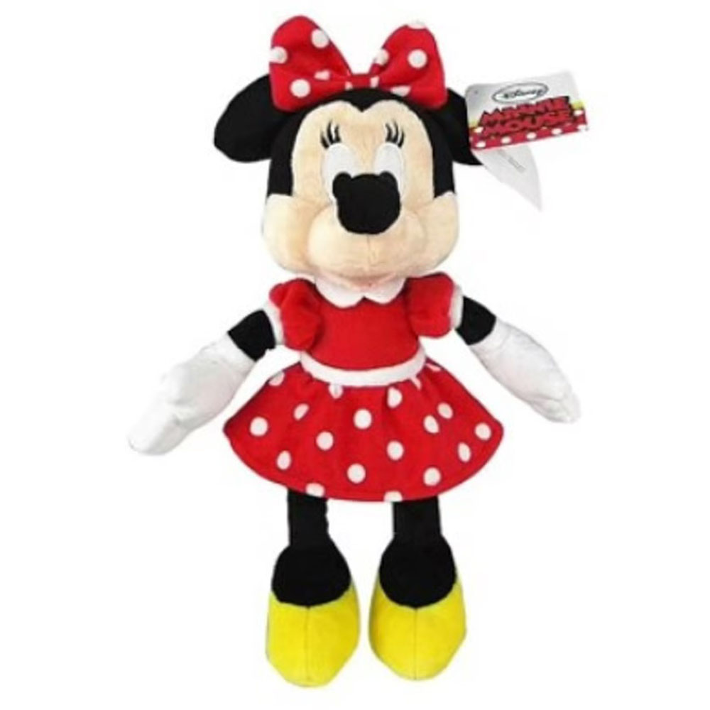 Sunman Oyuncak Minnie Kırmızı Elbiseli Peluş 25 Cm