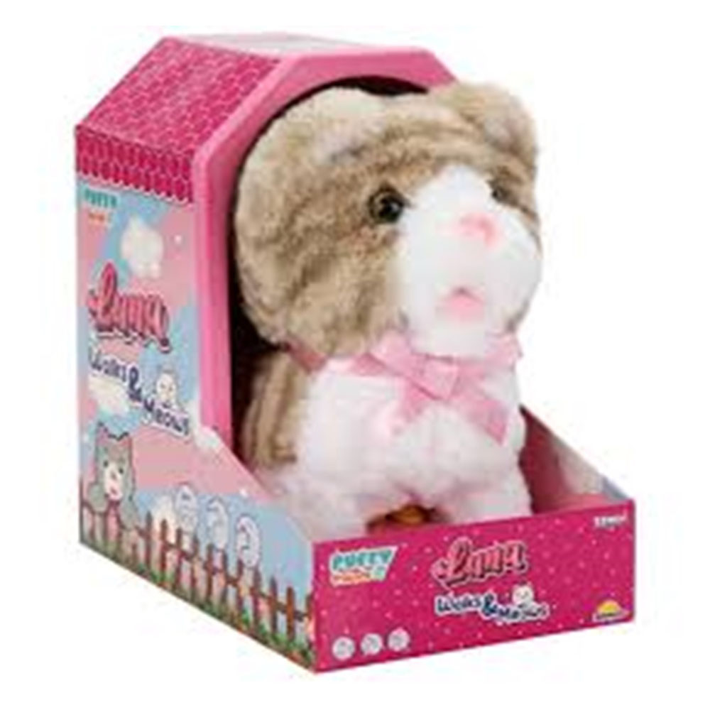 Sunman Oyuncak Peluş Sevimli Kedicik Hareketli Sesli