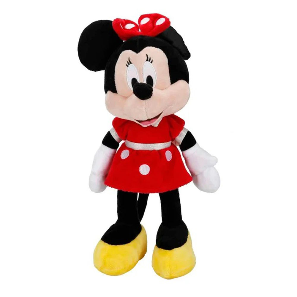 Sunman Oyuncak Peluş Minnie Kırmızı Elbiseli 38 Cm