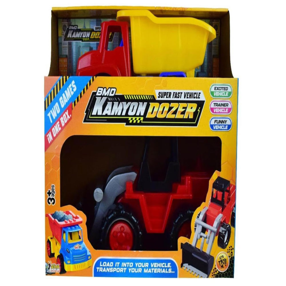 Asya Oyuncak Dozer Kamyon 2 Li BMD002