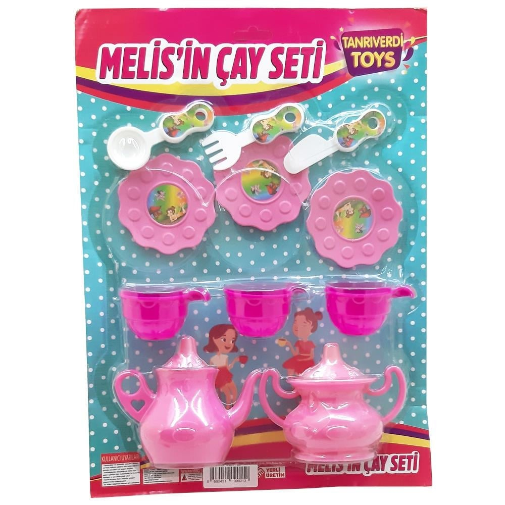 Asya Oyuncak Orta Boy Kartela Çay Seti SMK021