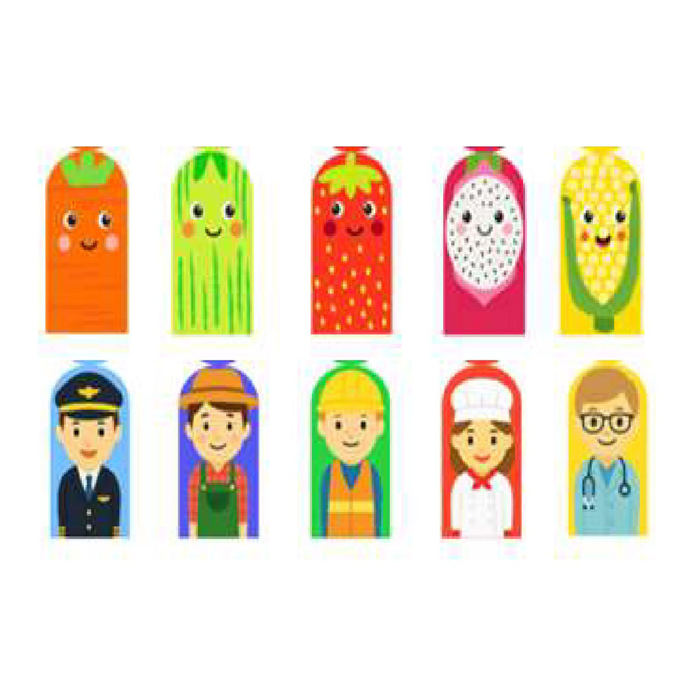 Asya Meslekler&Meyveler Parmak Kukla MOL-402