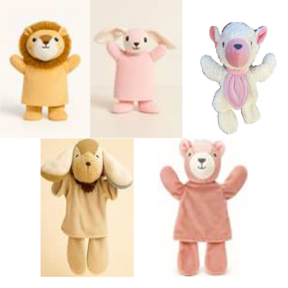 Asya Pelüş El Kuklası 5 Asst. MOL-516