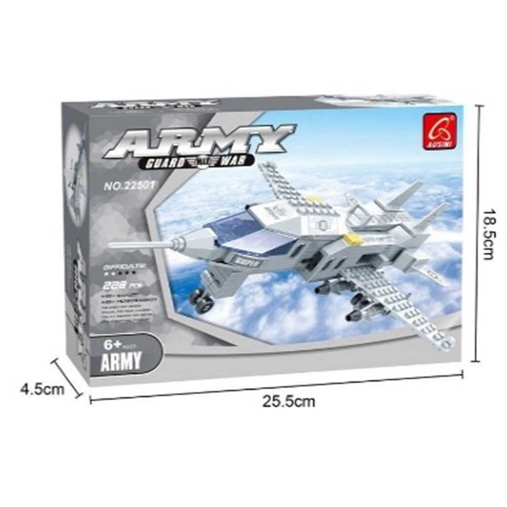 Asya Ausını Askeri Ucak Set 228 Parça BIG22501