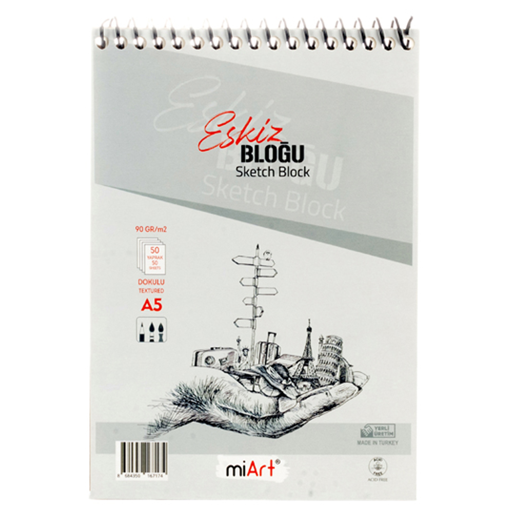 Miart Eskiz Defteri A5 90 Gr 50 YP